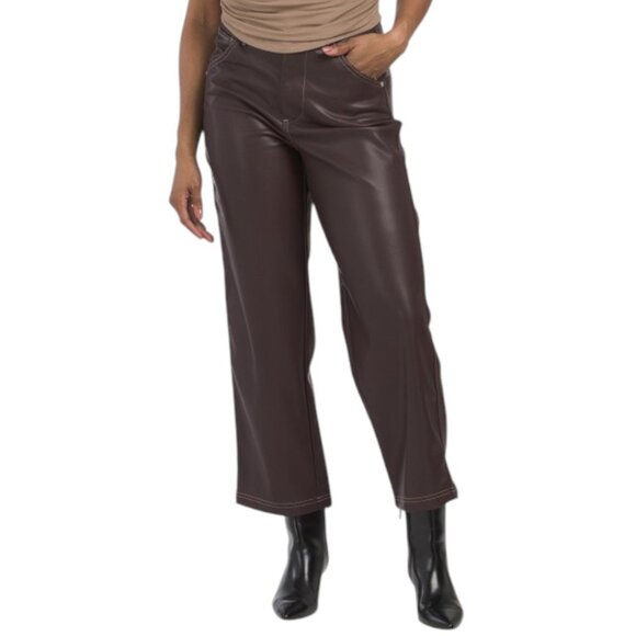 BLANK NYC Faux Leather Baxter Carpenter Pocket Pants - Picture 1 of 2